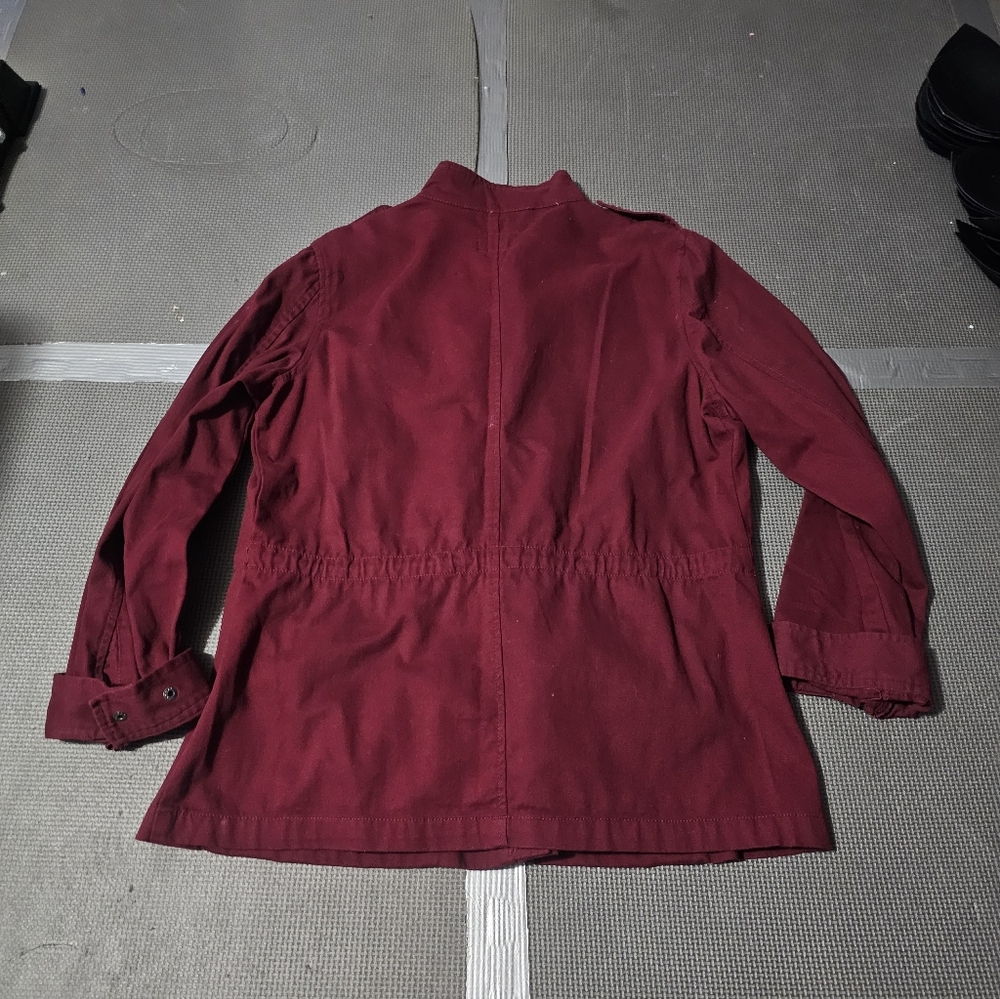 Maroon Utility Jacket - Picture 3 of 3
